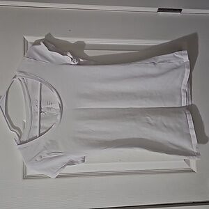 Large white tee